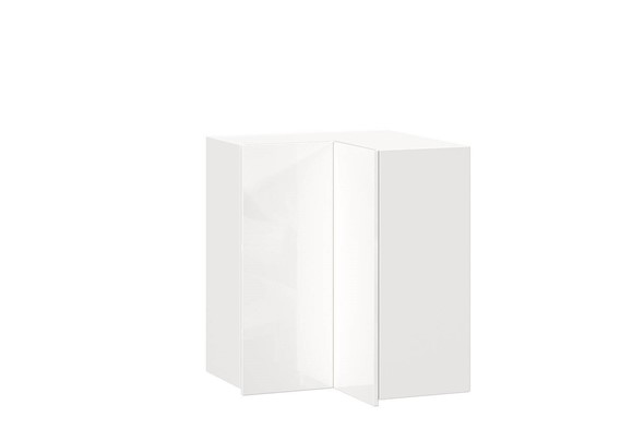 Шкаф кухонный угловой Шервуд, ЛД 281.500.000.169, белый/белый глянец в Элисте - изображение