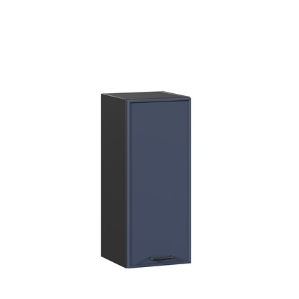 Кухонный навесной шкаф 300 Индиго ЛД 298.310.000.142, Чёрный/Тёмно-синий в Элисте - изображение