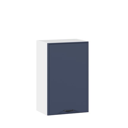 Навесной шкаф 450 Индиго ЛД 298.330.000.103, Белый/Тёмно-синий в Элисте - изображение