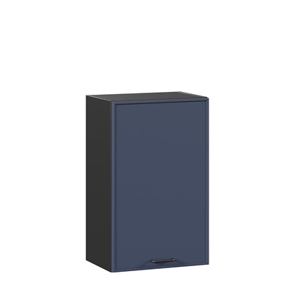Кухонный навесной шкаф 450 Индиго ЛД 298.330.000.145, Чёрный/Тёмно-синий в Элисте - изображение