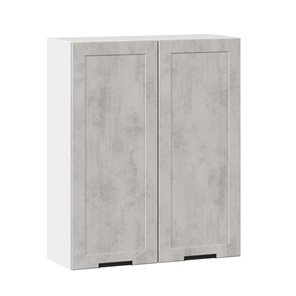 Кухонный шкаф 800 высокий Джамис ЛД 296.460.000.029, Белый/Белый камень в Элисте