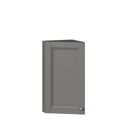 Шкаф на кухню Амели-3 350 окончание ЛД 299.690.000.060, Черный/Оникс серый в Элисте - изображение