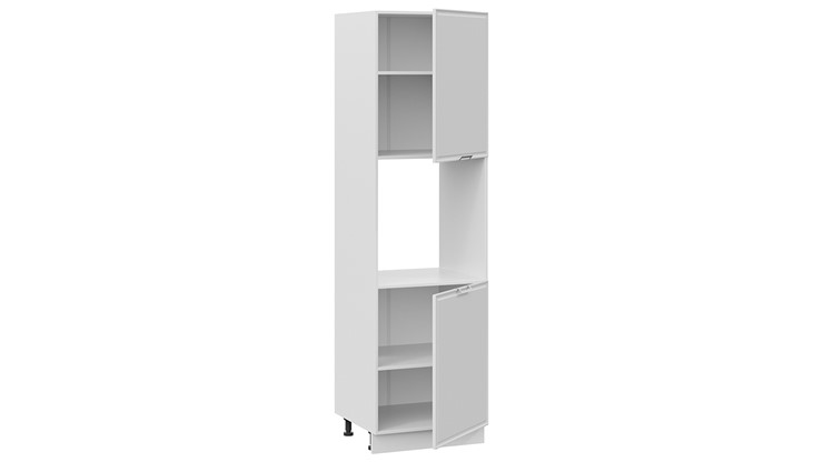 Шкаф-пенал кухонный Белладжио 1П6 (Белый, Фон белый) в Элисте - изображение 1