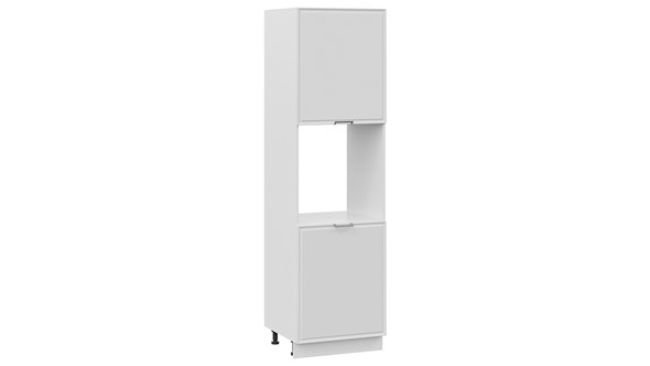 Шкаф-пенал кухонный Белладжио 1П6 (Белый, Фон белый) в Элисте - изображение