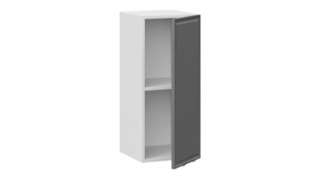Шкаф на кухню Белладжио 1В3 (Белый, Софт графит) в Элисте - предосмотр 1