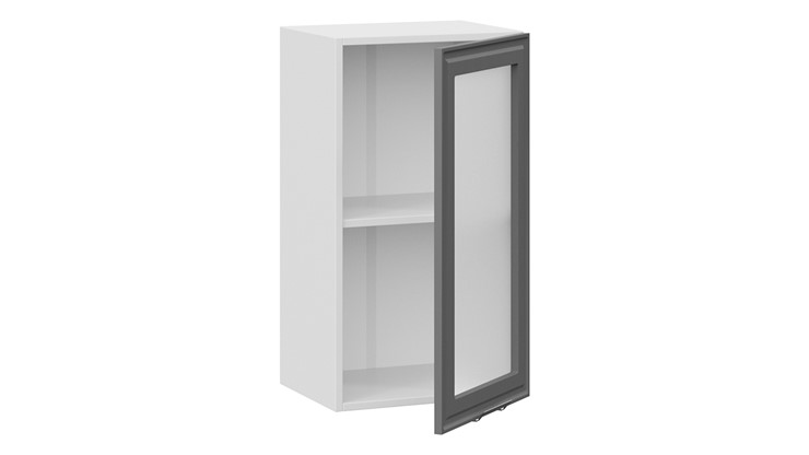 Кухонный шкаф Белладжио 1В4С (Белый, Софт графит) в Элисте - изображение 1