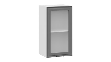 Кухонный шкаф Белладжио 1В4С (Белый, Софт графит) в Элисте - предосмотр