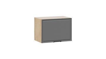 Навесной шкаф Белладжио 1В5Г (Дуб Крафт золотой, Софт графит) в Элисте - предосмотр