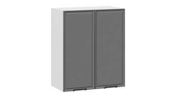 Кухонный шкаф Белладжио 1В6 (Белый, Софт графит) в Элисте - предосмотр