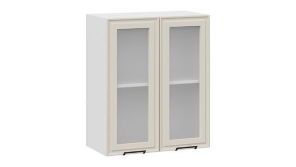 Шкаф кухонный Белладжио 1В6С (Белый, Софт панакота) в Элисте - изображение