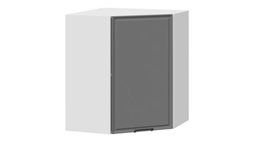 Кухонный навесной шкаф Белладжио 1В6У (Белый, Софт графит) в Элисте - предосмотр