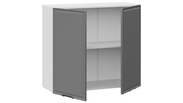 Кухонный шкаф Белладжио 1В8 (Белый, Софт графит) в Элисте - предосмотр 1