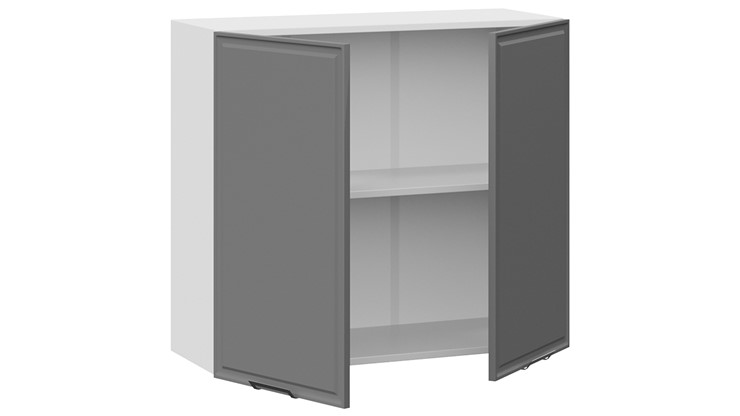 Кухонный шкаф Белладжио 1В8 (Белый, Софт графит) в Элисте - изображение 1