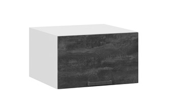 Шкаф настенный Детройт 1В6ГП (Белый/Угольный Камень) в Элисте - предосмотр