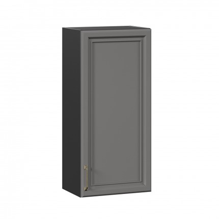 Шкаф на кухню Джелатто 450 высокий ЛД 241.430.000.153, Черный/Оникс серый в Элисте - изображение
