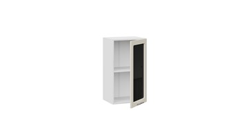 Кухонный навесной шкаф Габриэлла 1В4С (Белый/Крем) в Элисте - предосмотр 1