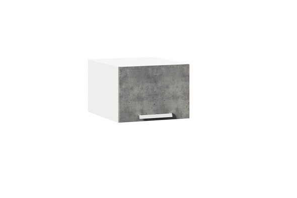 Шкаф настенный Герда 500 горизонтальный глубокий 272.386.000 (Метрополитан Грей) в Элисте - изображение