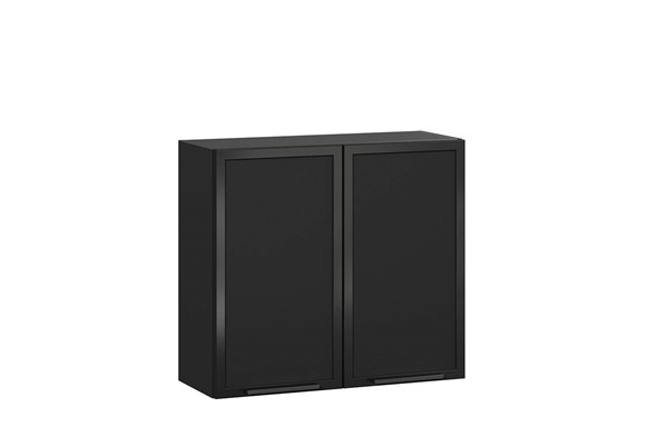 Навесной кухонный шкаф Герда 800 со вставкой 279.360.000.100 (Антроцит) в Элисте - изображение