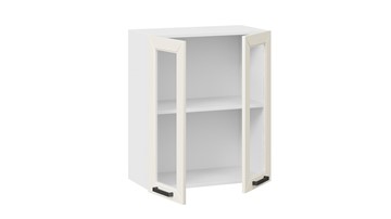 Кухонный шкаф Лорас 1В6С (Белый/Холст брюле) в Элисте - предосмотр 1