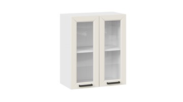 Кухонный шкаф Лорас 1В6С (Белый/Холст брюле) в Элисте - предосмотр