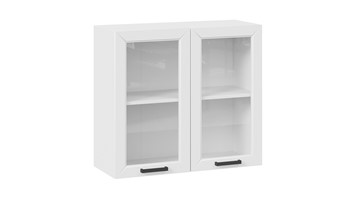 Навесной кухонный шкаф Лорас 1В8С (Белый/Холст белый) в Элисте - предосмотр