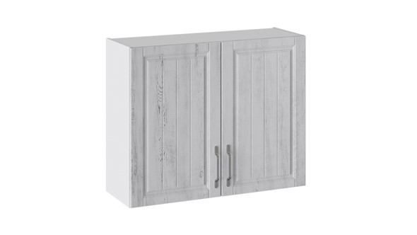 Кухонный шкаф Прованс (Белый глянец/Санторини светлый) В_72-90_2ДР в Элисте - изображение