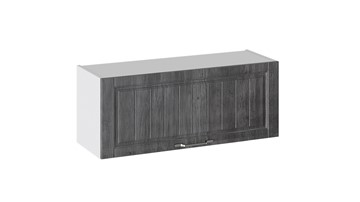 Навесной кухонный шкаф Прованс (Белый глянец/Санторини темный) В_36-90_1ДО в Элисте