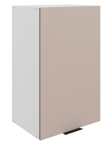 Кухонный шкаф Стоун L450 Н720 (1 дв. гл.) (белый/грей софттач) в Элисте