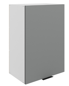 Настенный шкаф Стоун L500 Н720 (1 дв. гл.) (белый/оникс софттач) в Элисте
