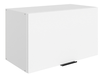 Шкаф на кухню Стоун L600 Н360 (1 дв. гл.) (белый/джелато софттач) в Элисте