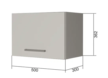 Кухонный навесной шкаф В350, МДФ Розовый шагрень/Антрацит в Элисте
