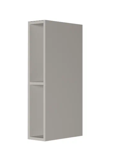 Кухонный навесной шкаф В7 15, МДФ Розовый шагрень/Антрацит в Элисте - изображение 1