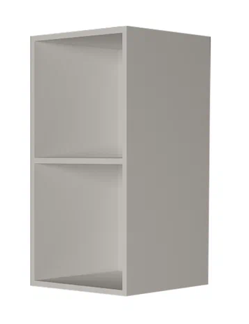 Навесной кухонный шкаф В7 40, Сатин/Белый в Элисте - изображение 1