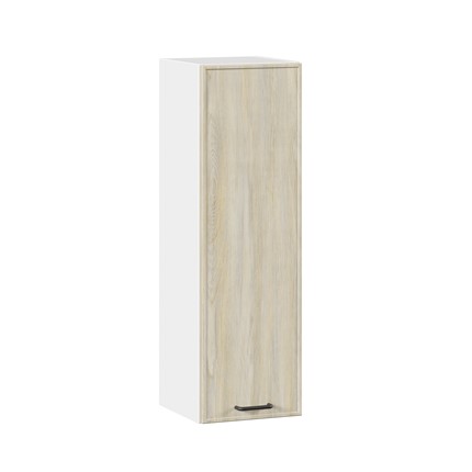 Настенный шкаф высокий 300 Индиго ЛД 298.410.000.024, Белый/Дуб Мадейра топаз в Элисте - изображение