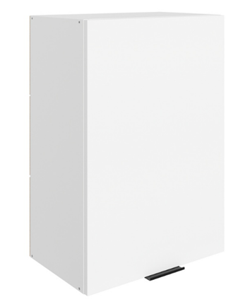 Навесной шкаф Стоун L500 Н720 (1 дв. гл.) (белый/джелато софттач) в Элисте - изображение