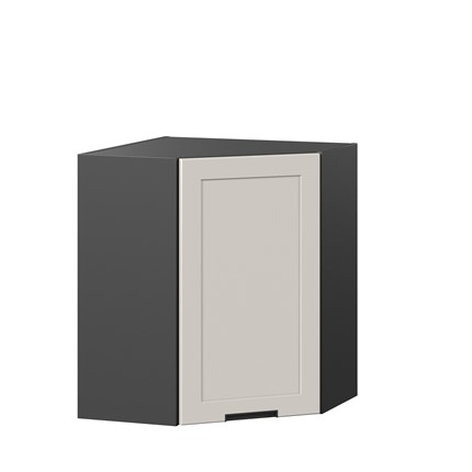 Шкаф кухонный угловой 600 Джамис ЛД 296.610.000.158, Чёрный/Кашмир в Элисте - изображение