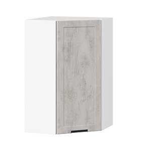Кухонный угловой шкаф 600 высокий Джамис ЛД 296.620.000.033, Белый/Белый камень в Элисте - предосмотр