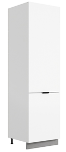 Шкаф-пенал Стоун 2 L600 (2 дв.гл.) (белый/джелато софттач) в Элисте