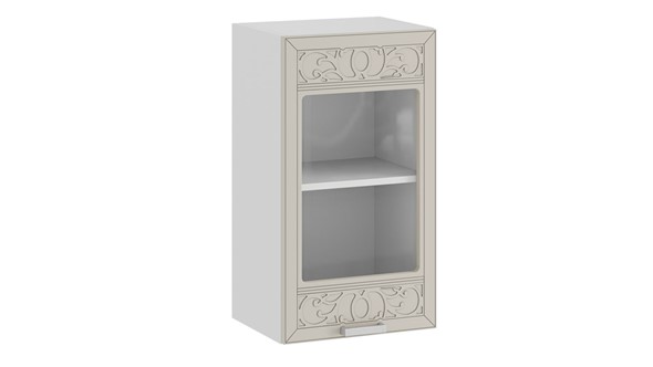 Шкаф кухонный Долорес 1В4С (Белый/Крем) в Элисте - изображение