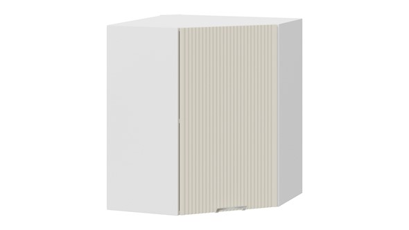 Кухонный шкаф угловой Кимберли 1В6У (Белый, Крем) в Элисте - изображение