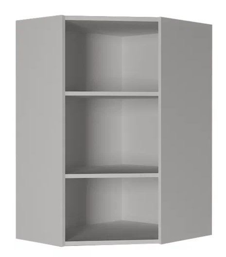 Кухонный шкаф угловой ВУ9, Сатин/Белый в Элисте - изображение 1