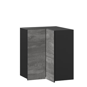 Кухонный шкаф Паола ЛД 590.500.000.084  (Черный/Камень железный) в Элисте