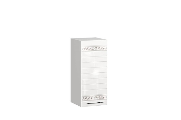 Навесной шкаф Анастасия 300 010.001.000 белый глянец в Элисте - изображение