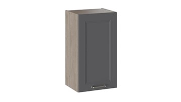 Навесной кухонный шкаф Одри В_72-40_1ДР (Серый) в Элисте - предосмотр