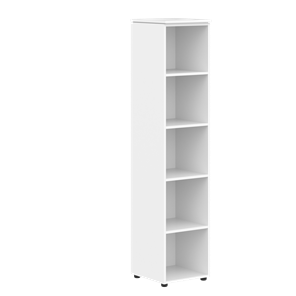 Высокий шкаф колонна MORRIS Дуб Базель/Белый MHC 42 (429х423х1956) в Элисте - предосмотр