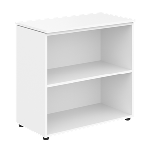 Каркас шкафа низкого MORRIS Дуб Базель/Белый  MLC 85 (854x423x821) в Элисте - предосмотр