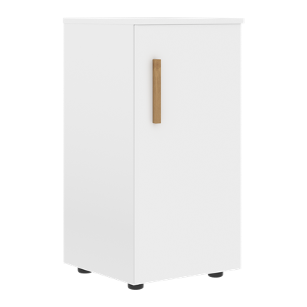 Низкий шкаф колонна с правой дверью FORTA Белый FLC 40.1 (R) (399х404х801) в Элисте - изображение