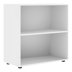 Низкий шкаф с малыми дверцами широкий FORTA Белый-Дуб Гамильтон FLC 80.1(Z) (798х404х801) в Элисте - предосмотр 1