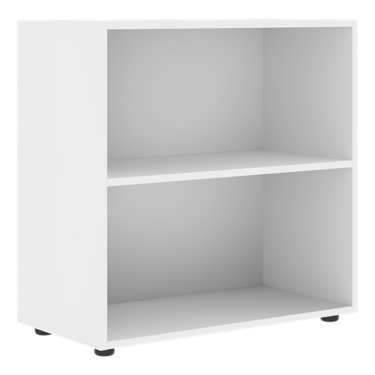 Низкий шкаф с малыми дверцами широкий FORTA Белый-Дуб Гамильтон FLC 80.1(Z) (798х404х801) в Элисте - изображение 1