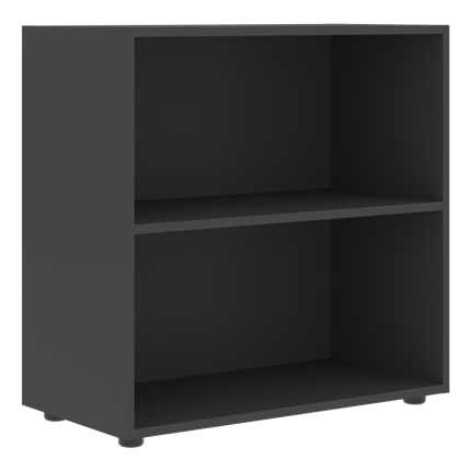 Шкаф широкий низкий FORTA Черный Графит FLC 80 (798х404х801) в Элисте - изображение